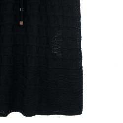 Pre Owned M Missoni Black Checkered Kaftan Dress XXL
