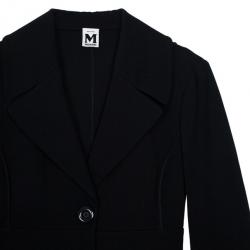 Pre Owned M Missoni Black Trench Coat L