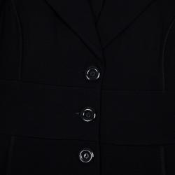 Pre Owned M Missoni Black Trench Coat L