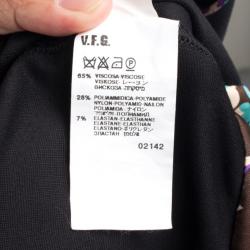 Pre Owned M Missoni Black Trench Coat L