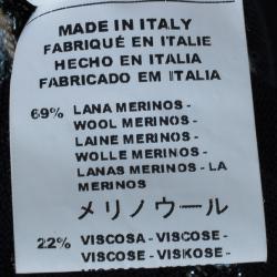 مملوكة مسبقًا M Missoni Multicolor Shift Belted Knit Dress M