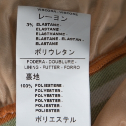 Pre Owned M Missoni Multicolor Wave Knit Halter Neck Maxi Dress M 