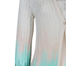 Pre Owned كارديجان إم ميزوني متعدد الألوان توب ميتاليك L