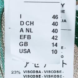 Pre Owned كارديجان إم ميزوني متعدد الألوان توب ميتاليك L