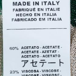 Pre Owned كارديجان إم ميزوني متعدد الألوان توب ميتاليك L