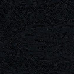 Pre Owned تنورة إم ميزوني تريكو مزخرف أسود مستقيمة مقاس صغير (سمول)