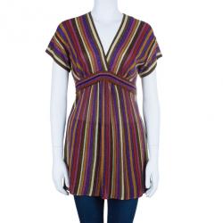 مملوكة مسبقًا بلوزة إم ميزوني مقلمة متعددة الألوان M