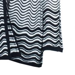 Pre Owned طقم كارديجان وتوب إم ميزوني طبع موجة أحادي اللون M