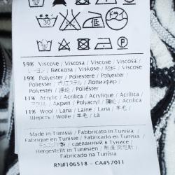 Pre Owned طقم كارديجان وتوب إم ميزوني طبع موجة أحادي اللون M