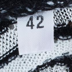 Pre Owned طقم كارديجان وتوب إم ميزوني طبع موجة أحادي اللون M