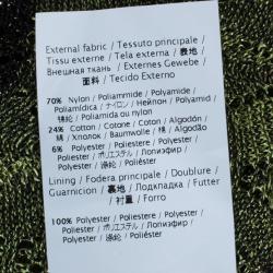 Pre Owned M Missoni Green Patterned One-Shoulder M