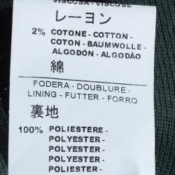 Pre Owned فستان إم ميزوني منقوش أزرار أمامية M