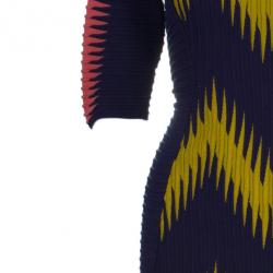 Pre Owned M Missoni Multicolor Patterned Body-Con Cocktail Dress M