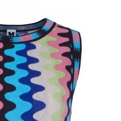 مملوكة مسبقًا M Missoni Wave Crochet Knit Top L