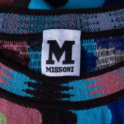 مملوكة مسبقًا M Missoni Wave Crochet Knit Top L