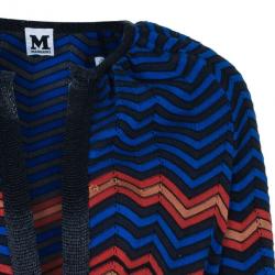 Pre Owned M Missoni Multicolor Light Knit Cardigan M