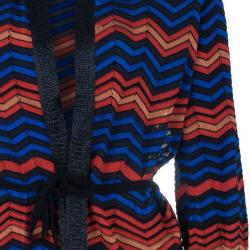 Pre Owned M Missoni Multicolor Light Knit Cardigan M