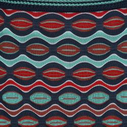 Pre Owned M Missoni Wave Knit Maxi Skirt M
