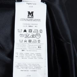 Pre Owned M Missoni Wave Knit Maxi Skirt M