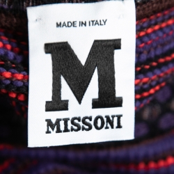 M Missoni Multicolor Patterned Knit Top & Pants Set M