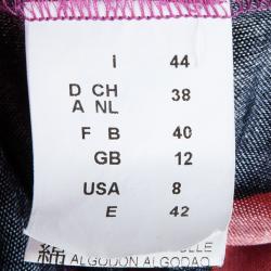 Pre Owned M Missoni Pink/Purple Floral Dress M