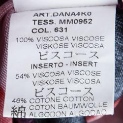 Pre Owned M Missoni Pink/Purple Floral Dress M