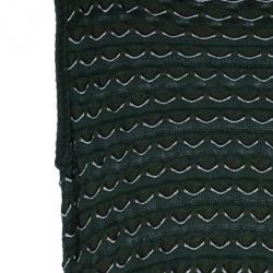 Pre Owned فستان إم ميزوني منسوج خصر واطي أخضر M