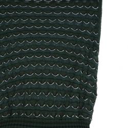 Pre Owned فستان إم ميزوني منسوج خصر واطي أخضر M