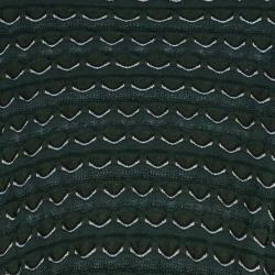 Pre Owned فستان إم ميزوني منسوج خصر واطي أخضر M