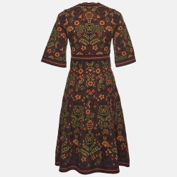 Pre Owned M Missoni Multicolor Patterned Knit Short Dress S