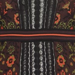 Pre Owned M Missoni Multicolor Patterned Knit Short Dress S