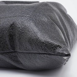 Pre Owned Maison Martin Margiela Dark Grey Patent Leather Hobo