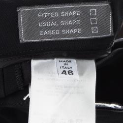 Pre Owned Maison Martin Margiela Black  Loose Fit Trousers L