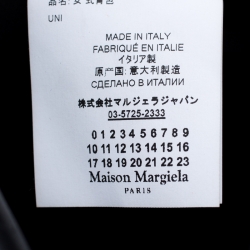 Pre Owned Maison Martin Margiela Black Metallic Nylon Pillow Glam Clutch Bag