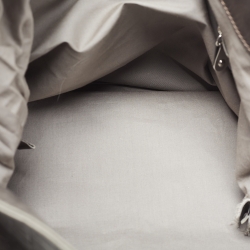 Pre Owned Maison Martin Margiela Grey Croc Embossed Leather Shoulder Bag