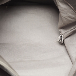 Pre Owned Maison Martin Margiela Grey Croc Embossed Leather Shoulder Bag