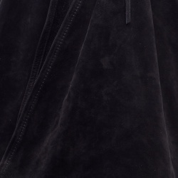 Pre Owned Maison Martin Margiela Black Suede Hobo