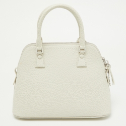 Maison Martin Margiela Grey Leather Dome Bag