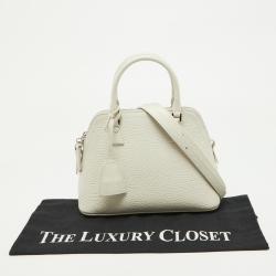 Maison Martin Margiela Grey Leather Dome Bag