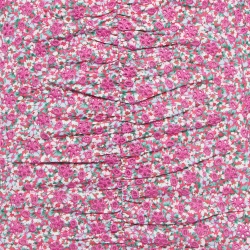 Pre Owned Maje Pink Embroidered Floral Print Cotton Ruched Mini Dress M