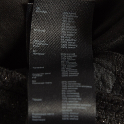 Maje Black Tweed Button Detailed Playsuit S