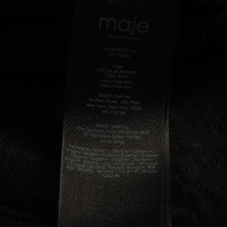 Maje Black Tweed Button Detailed Playsuit S