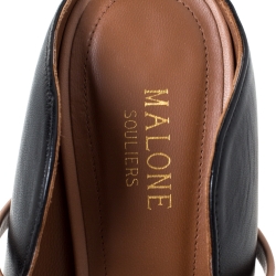 Pre Owned حذاء مولز مالون سولييه "ماورين" جلد ثعبان بمقدمة مدببة طباعة فهد متعدد الألوان مقاس 38