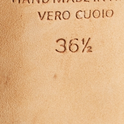 Pre Owned Malone Souliers Beige Raffia Maisie Mules Size 36.5