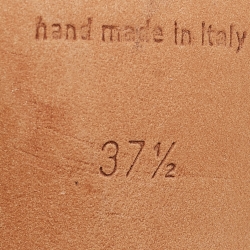 Pre Owned Manolo Blahnik Yellow Patent Leather Camparinew Pumps Size 37.5