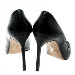 مملوكة مسبقًا حذاء كعب عالي مانولو بلانيك BB جلد أصفر نيون مقدمة مدببة مقاس 37.5