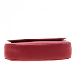 Pre Owned Mansur Gavriel Red Leather Crossbody Bag