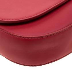 Pre Owned Mansur Gavriel Red Leather Crossbody Bag