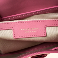Pre Owned Mansur Gavriel Pink Leather Lady Top Handle Bag 