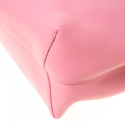 Pre Owned Mansur Gavriel Pink Leather Lady Top Handle Bag 